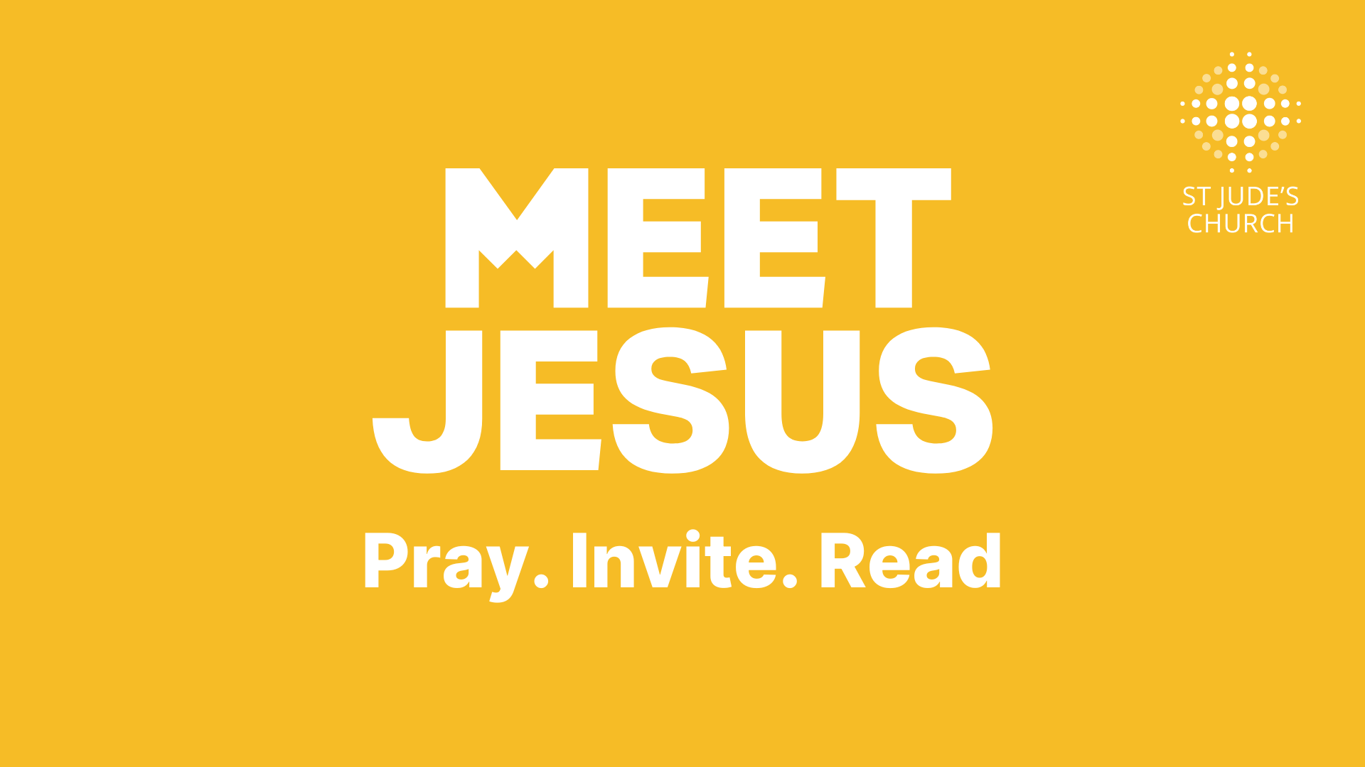 ‘Meet Jesus’ Dawn Prayer – St Jude's Church Info Hub