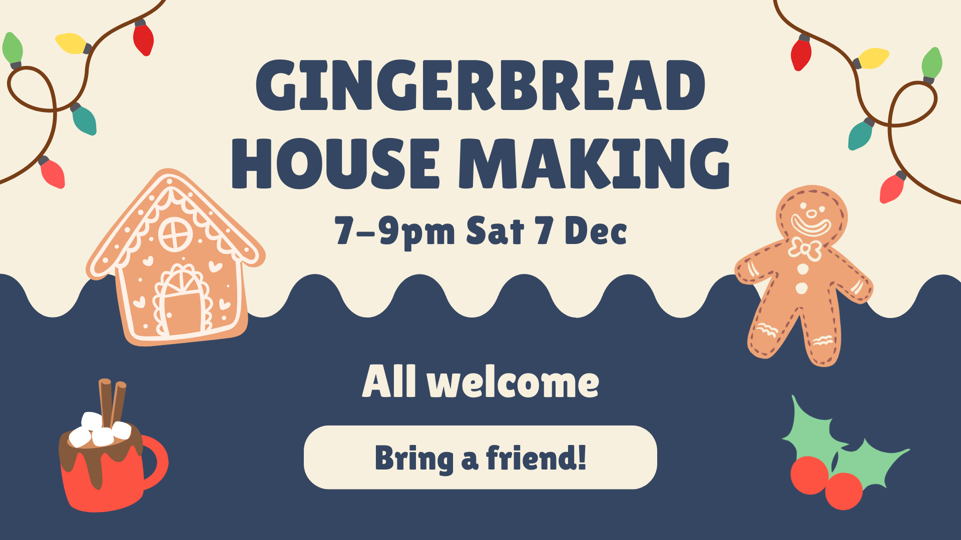 Gingerbread House Making (Evening Session)